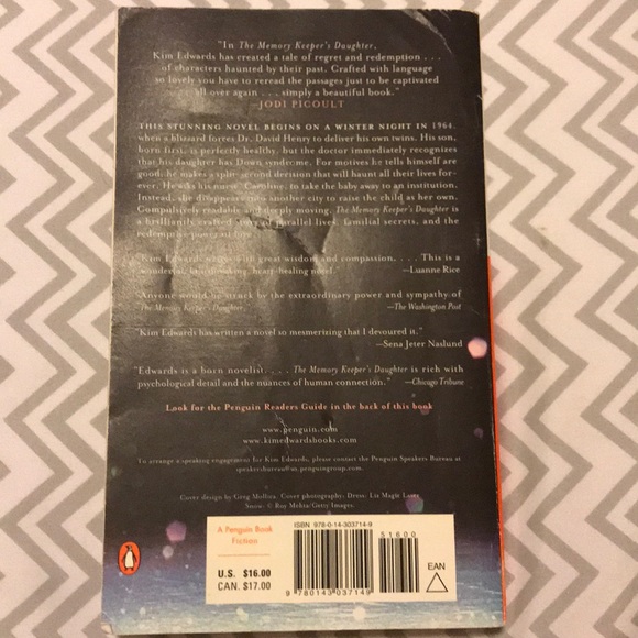 The memory keepers daughter by Kim Edwards - Picture 2 of 2